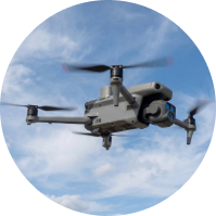 ドローン赤外線調査